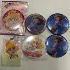 魔法つかいプリキュア 朝日奈みらい 缶バッジ アクリルキーホルダー 5点セット
