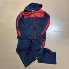 プーマ PUMA フード付きジャージセットアップ 150