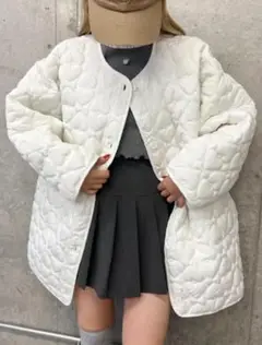 WEGO　ハートキルトジャケット