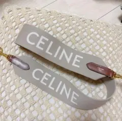 CELINE サンダル ベージュ ロゴ ストラップサイズ38 - メルカリ