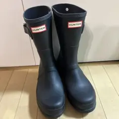 HUNTER レインブーツ ネイビーのサムネイル