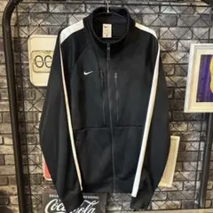 NIKE DRI-FIT トラックジャケット M ブラック×ホワイト