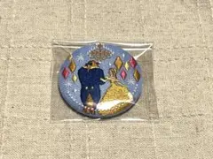 美女と野獣　刺繍缶バッジ　ディズニー