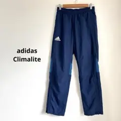 adidas Climalite ジャージパンツ トレーニングパンツ ネイビー