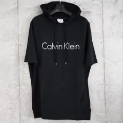 Calvin Klein ブラック フード付きパーカー