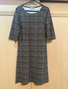 フランス製 armoire caprice FAS 千鳥格子柄　ワンピースのサムネイル
