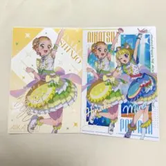 アイカツ プリパラ クリアビジュアルポスター みれい　ひなき