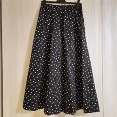 【値下しました】slobe IENA 水玉模様フレアスカート