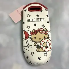 ハローキティ500ml ペットボトルカバー　日焼けキティ　サンリオ　しまむらのサムネイル