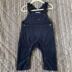 【美品】POLO Baby カバーオール サロペット ネイビー 80cm