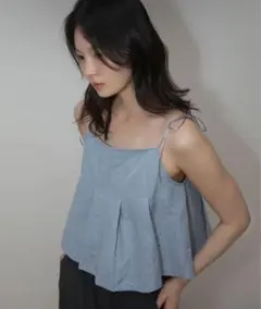 OHOTORO Pleated Cami Top soraのサムネイル