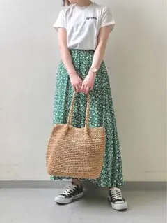 小花柄レーヨンスカート*アーバンリサーチドアーズ