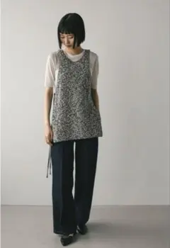 style mixer スタイルミキサー サイドリボンミックスニットタンクのサムネイル