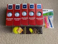 Mizuno D201　15個、Kasco KIRA４個、計19個とティセット