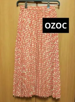 OZOCモノグラムプリーツスカート