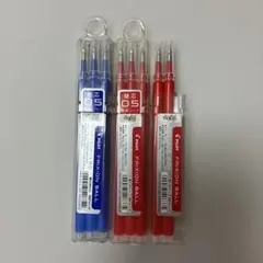新品 PILOT フリクションボール替芯 0.5mm ブルー・レッド8本セットのサムネイル