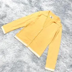 J.PRESS ジェイプレス スキッパーカーディガン イエロー Mサイズのサムネイル