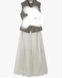 Ameri VINTAGE【TULLE DOCKING DRESS】 - メルカリ