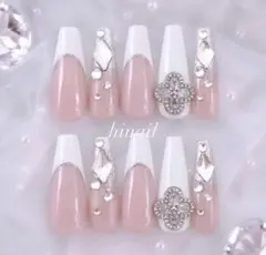 ネイルチップ♡ギャルネイル⋆*ワンホンネイル⟡.·