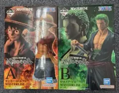 一番くじ　ワンピース　A賞ルフィフィギュア　B賞ゾロフィギュア