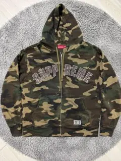 中古 OLD STUSSY 迷彩 カモ柄 ジップアップ パーカー - メルカリ