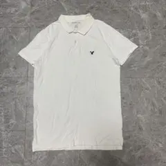 AMERICAN EAGLE ポロシャツ ホワイト Lサイズ d26のサムネイル
