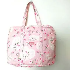 美品　PINK HOUSE　ピンクハウス　ボストンバッグ　フリルローズ柄