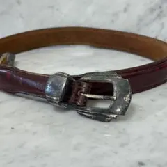 TORY LEATHER トリーレザー ウエスタンベルト ブラウン 本革のサムネイル