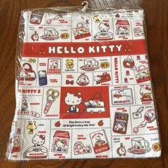 ハローキティ 巾着 特大 取っ手付きトート 巾着 レトロ 新品 未使用 未開封