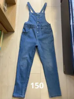 GU デニムオーバーオール サイズ150