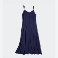 ユニクロ　キャミソールフレアワンピース　標準丈　S