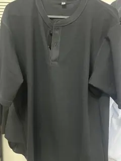 ユニクロ　ドライワッフルヘンリーネックTシャツ
