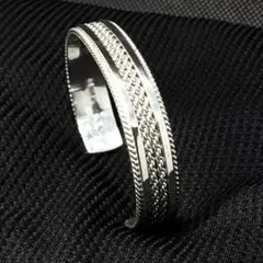 【極美品】NAVAJO STERLING Tahe カフバングル SV925