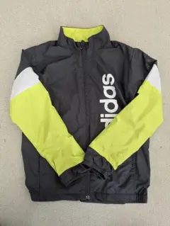 adidas ジャケット サイズ140 黒/蛍光黄