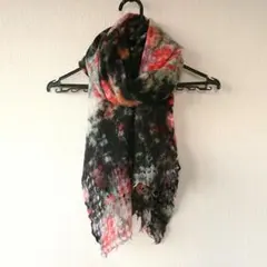 未使用に近い＊エピス ウール 100％ ストール ショール マフラー インド製