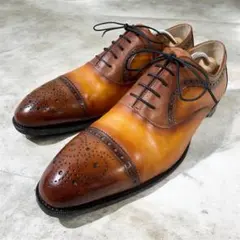 高級紳士靴 CNES Shoemaker ストレートチップ　メダリオン ドレスのサムネイル