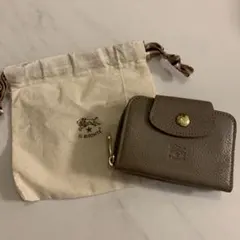 【IL BISONTE】イルビゾンテ キーケース コインケース グレー 新品