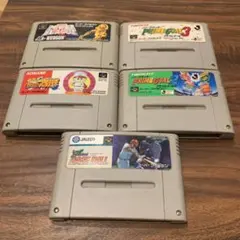 【大幅値下げ！】SFCソフト５本まとめ売り】スポーツ系