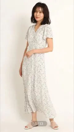 フレイアイディー　花柄ワンピース