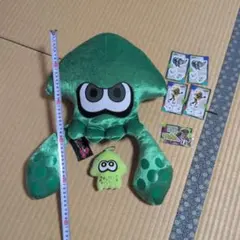 スプラトゥーン2 イカ ぬいぐるみ　ぬいぐるみポーチステッカーまとめ売り