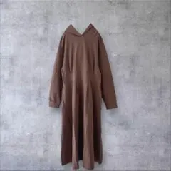 ★美品◆アーバンリサーチロッソ◆ ウエストマークフレアパーカーワンピースmc