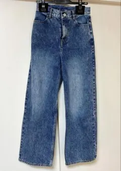 Gready Brilliant ユーズドセミワイドデニム　36 ブルー