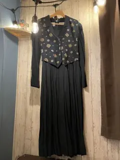 Karin stevens ヴィンテージロングワンピース　秋