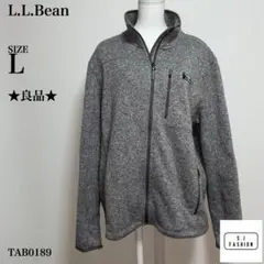 L.L.Bean グレー フリース フルジップジャンパーのサムネイル