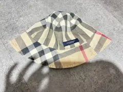 ティッシ期 現行Burberry コットンキャンバス バケットハット 夏・秋用