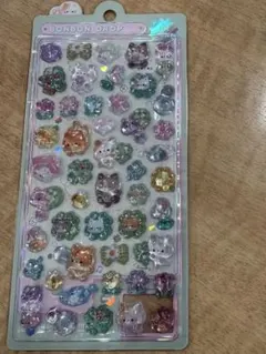 ボンボンドロップシール ねこ クローバー 新品