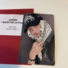 &TEAM ラキドロ POPUP We on Fire ニコラスNICHOLAS
