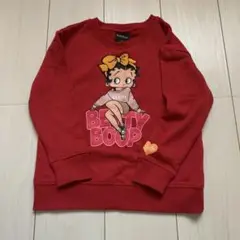 Betty Boop トレーナー 120cm レッド 美品
