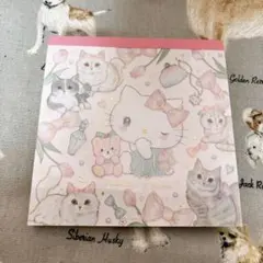 たけいみき ハローキティ メモパッド メモ帳 サンリオ