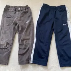 Nike スポーツパンツ 100cm グレー ネイビー　2枚セット
